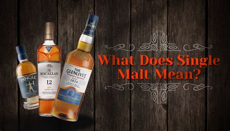 single malt meaning